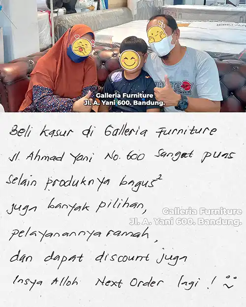 Testimoni jujur beli matras spring bed berkualitas di Galleria Furniture Bandung.