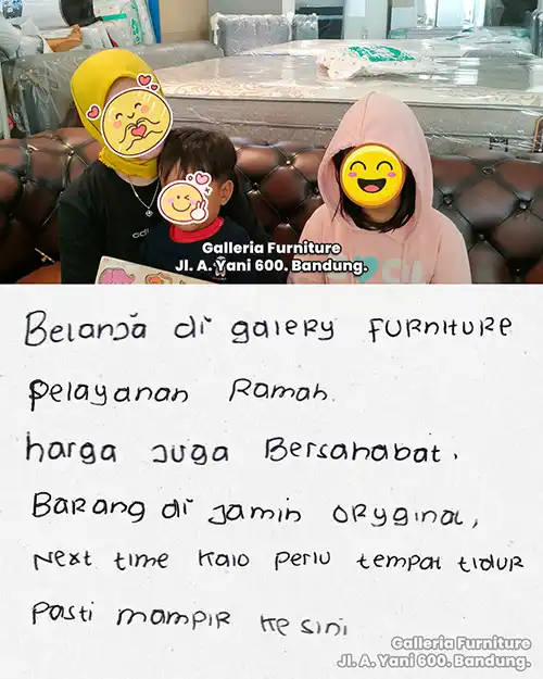 Pengalaman belanja kasur spring bed premium di Galleria Furniture Bandung