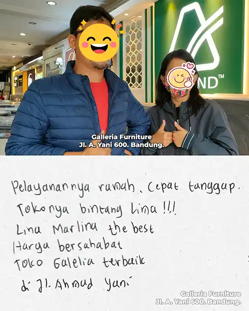 Pengalaman belanja langsung di showroom kasur Galleria Furniture Bandung