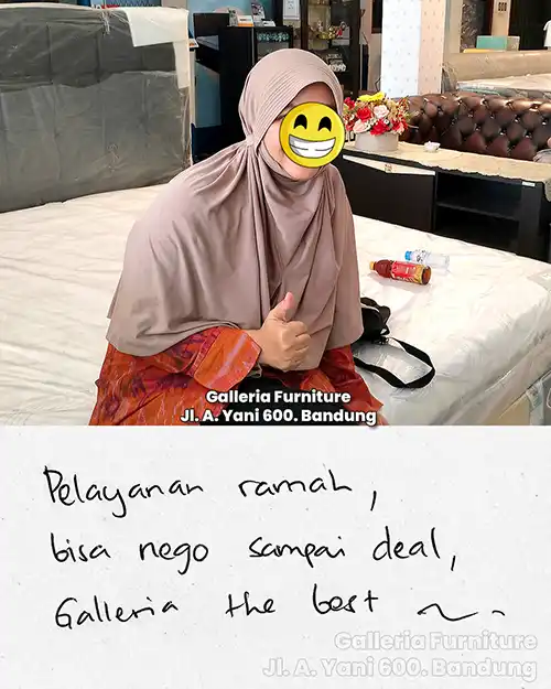Ulasan kepuasan konsumen Galleria Furniture Bandung